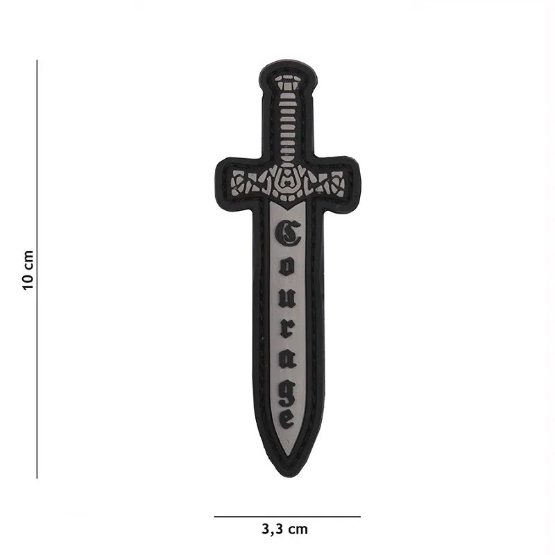 Van Os Imports Patch 3D PVC Courage Mut Schwert
