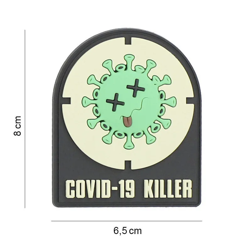 Van Os Imports Patch 3D PVC COVID-19 Killer