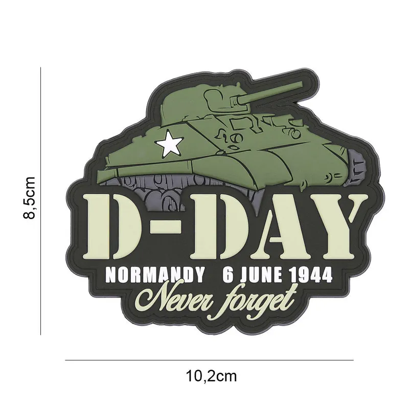 Van Os Imports Patch 3D PVC D-Day Sherman