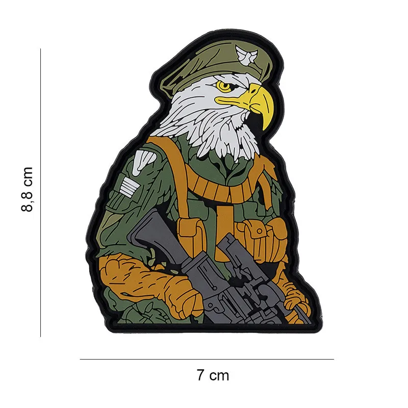 Van Os Imports Patch 3D PVC Dangerous Eagle Adler