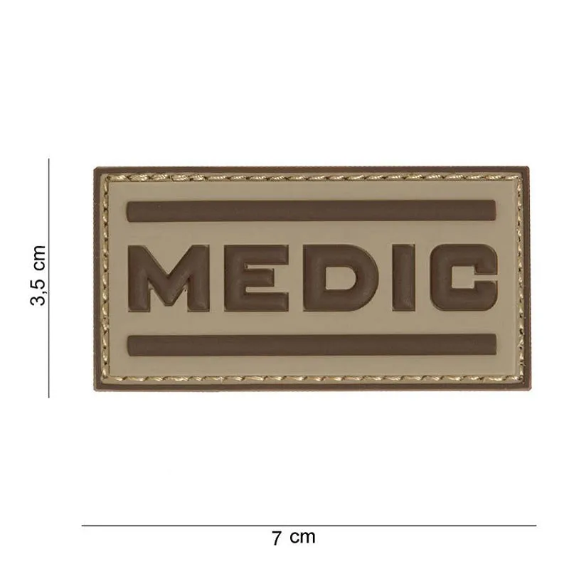 Van Os Imports Patch 3D PVC Medic · Tan / FDE