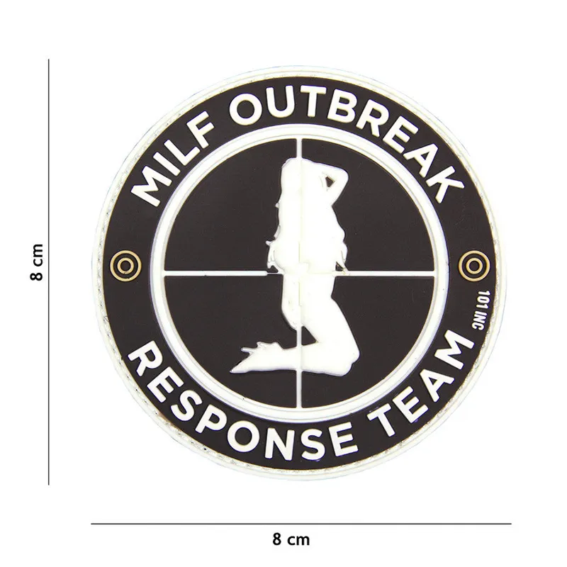 Van Os Imports Patch 3D PVC Milf Outbreak · Negro
