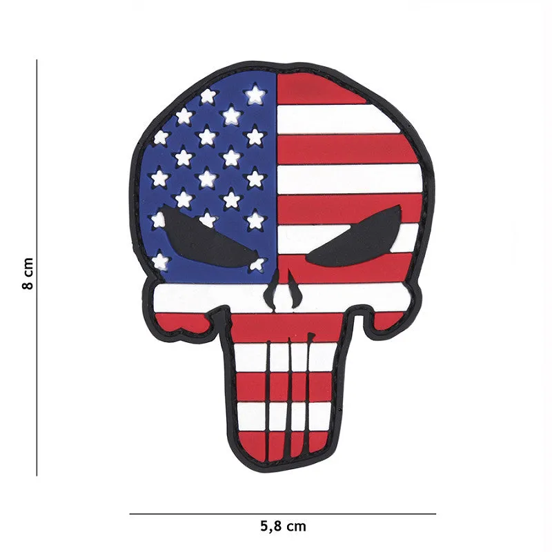 Van Os Imports Patch 3D PVC Punisher USA
