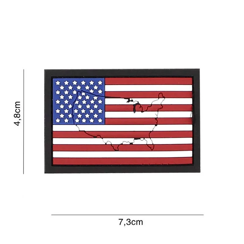 Van Os Imports Patch 3D PVC USA Mit Kontur