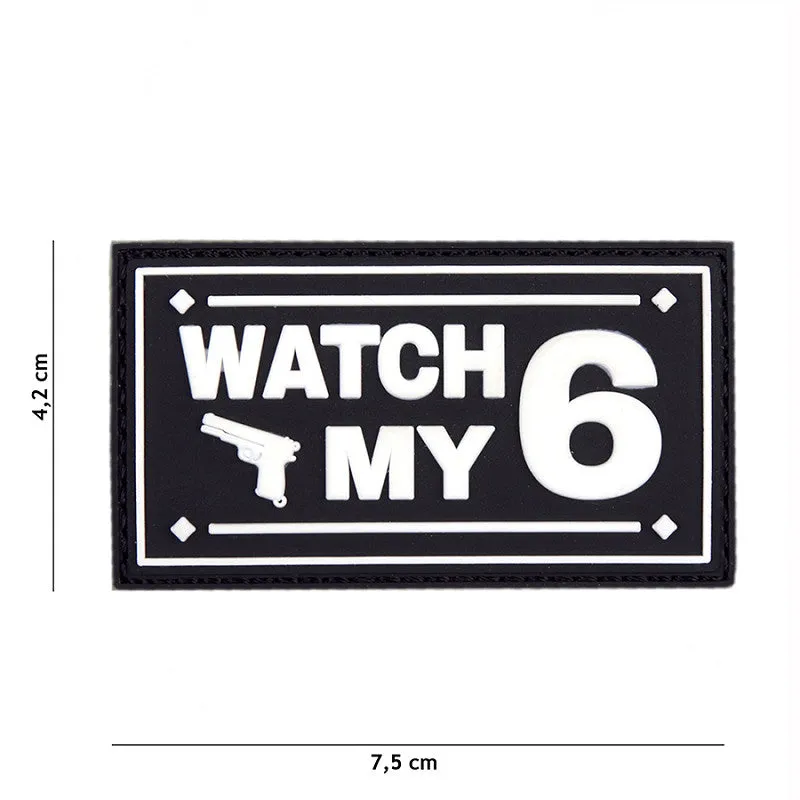 Van Os Imports Patch 3D PVC Watch My · Negro