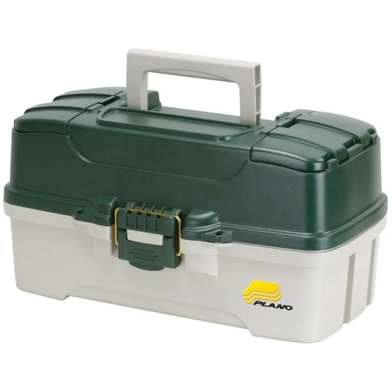 Plano 3 Tray Box MTLC / Offwhite · Verde / OD