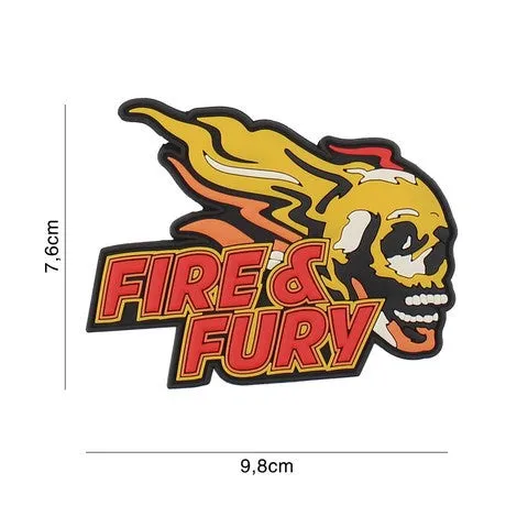 Van Os Imports PVC 3D Patch Fire & Fury