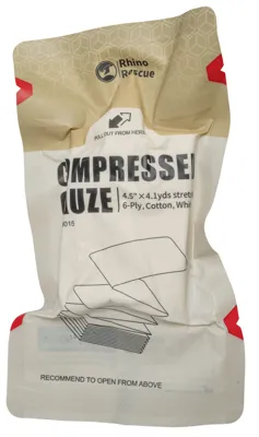Quick Response Compressed Gauze Mullbinde - Rhino Rescue