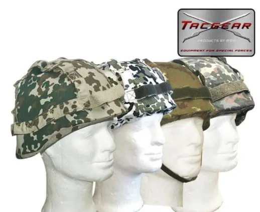 TacGear Helmbezug Helmetcover · Flecktarn