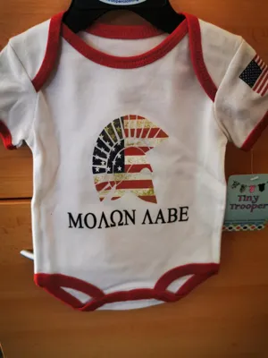 Baby Body Molon Labe - Trooper Clothing