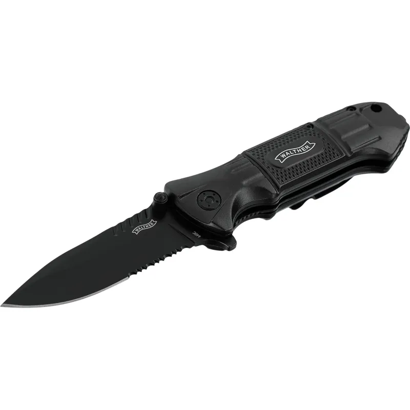 Walther BTK Tac Knive · Negro