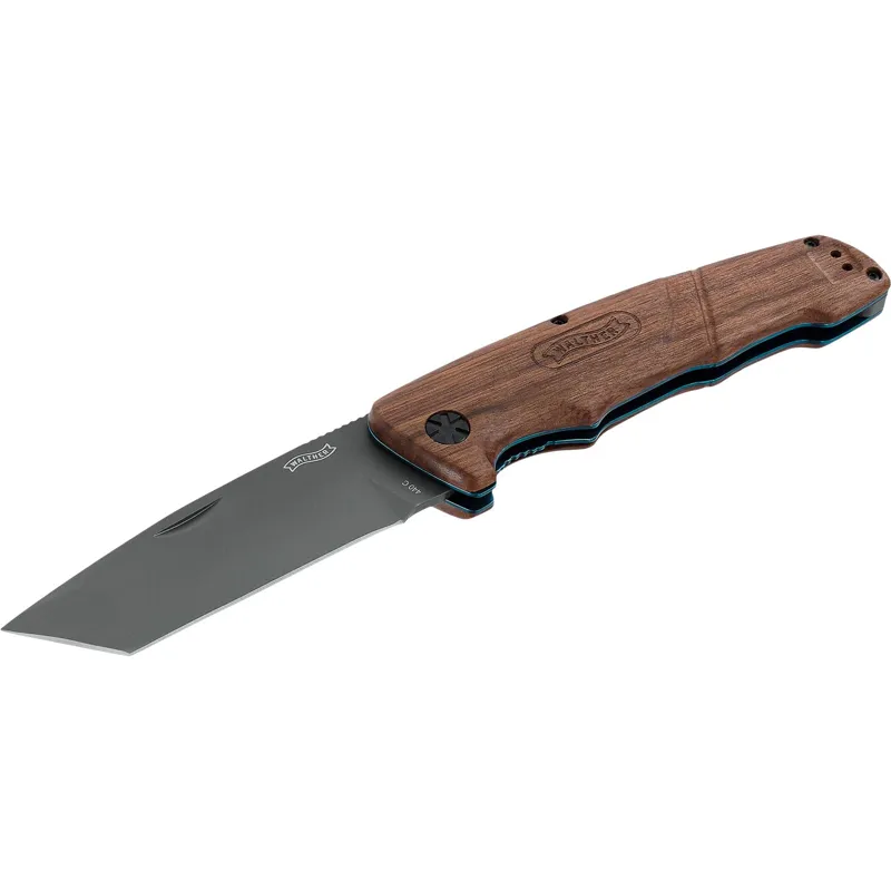 Walther BWK 4 Tanto Klappmesser · Negro