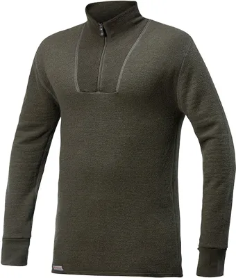 Einsatzrolli Mit Reißverschluß Zip Turtleneck 200 Pine - Woolpower