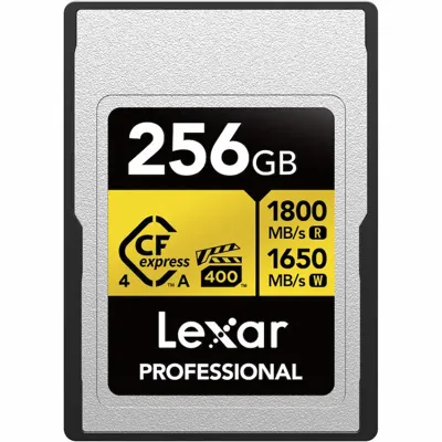 CFexpress Pro Type A 4.0 Series 256GB R1800/W1650MB/S – VPG400 - Lexar