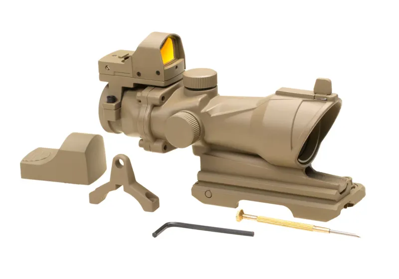 Aim-O 4x32 QD Combo Combat Scope · Tan / FDE