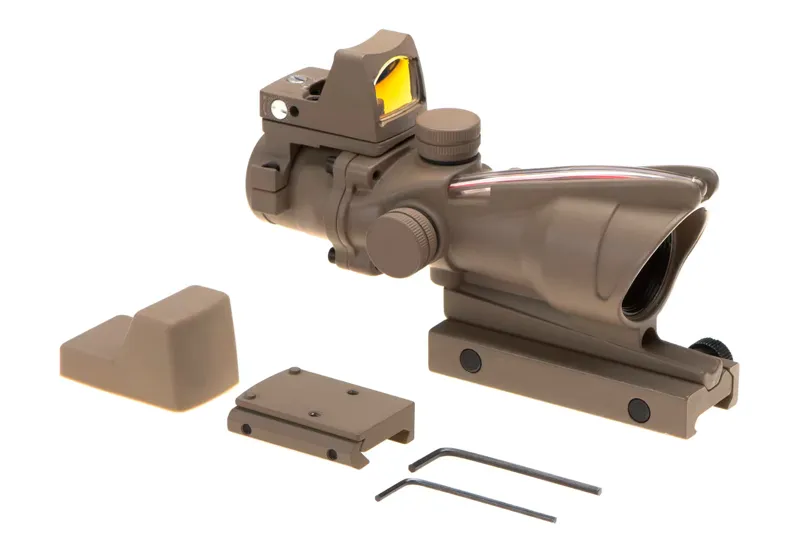Aim-O 4X32C Combo Combat Scope Fiber · Tan / FDE