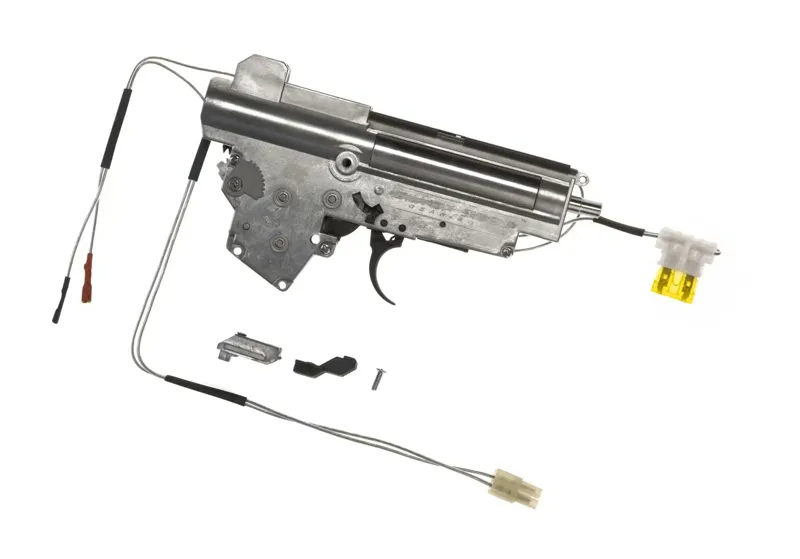 APS Airsoft Version 3 Complete Edge Gearbox Rear Wiring · Plata