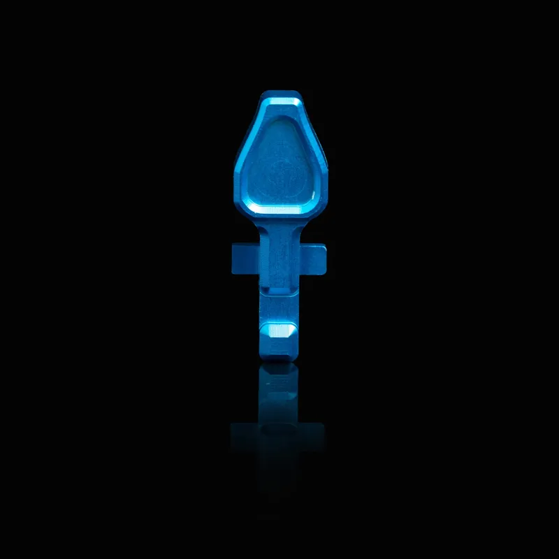 Mancraft CNC Bolt Catch M4/M16 Blau