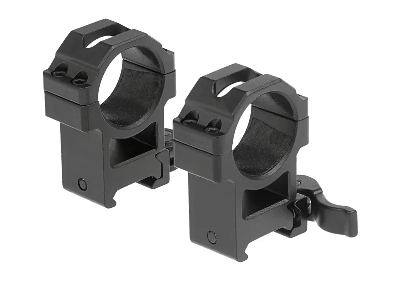 Leapers 30mm QD CNC Mount Rings High