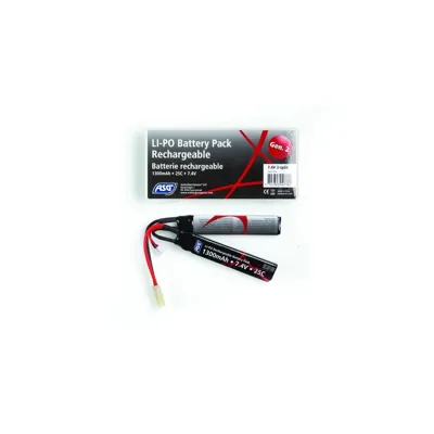 LIPO 7.4V-1300MAH (25C) 2STICKS Tamiya - ASG