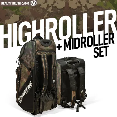 High Roller & Mid Roller 2-PIECE Luggage Set - Reality Brush - Virtue