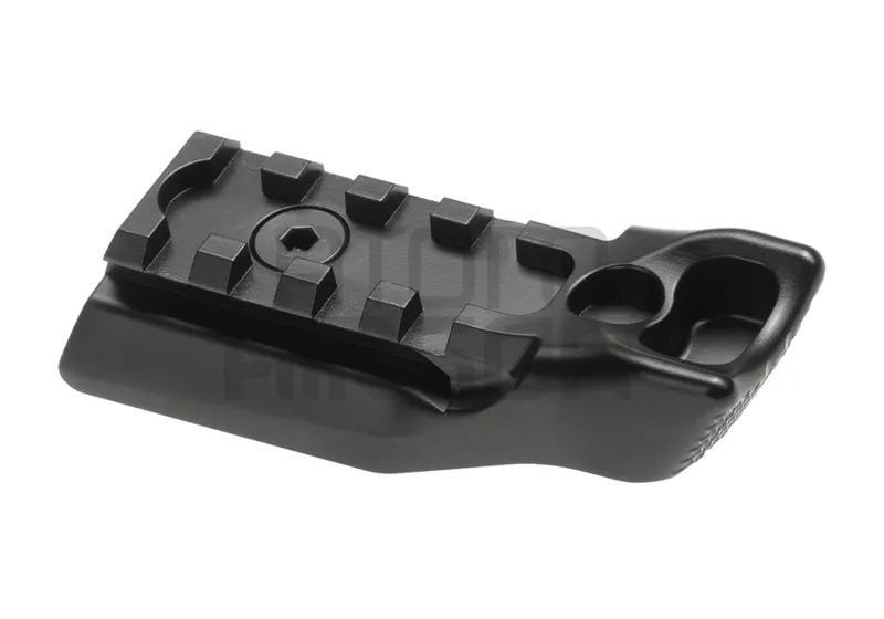 Action Army T10 Tukin Alempi Kiskopala, Bottom Stock Rail - Musta