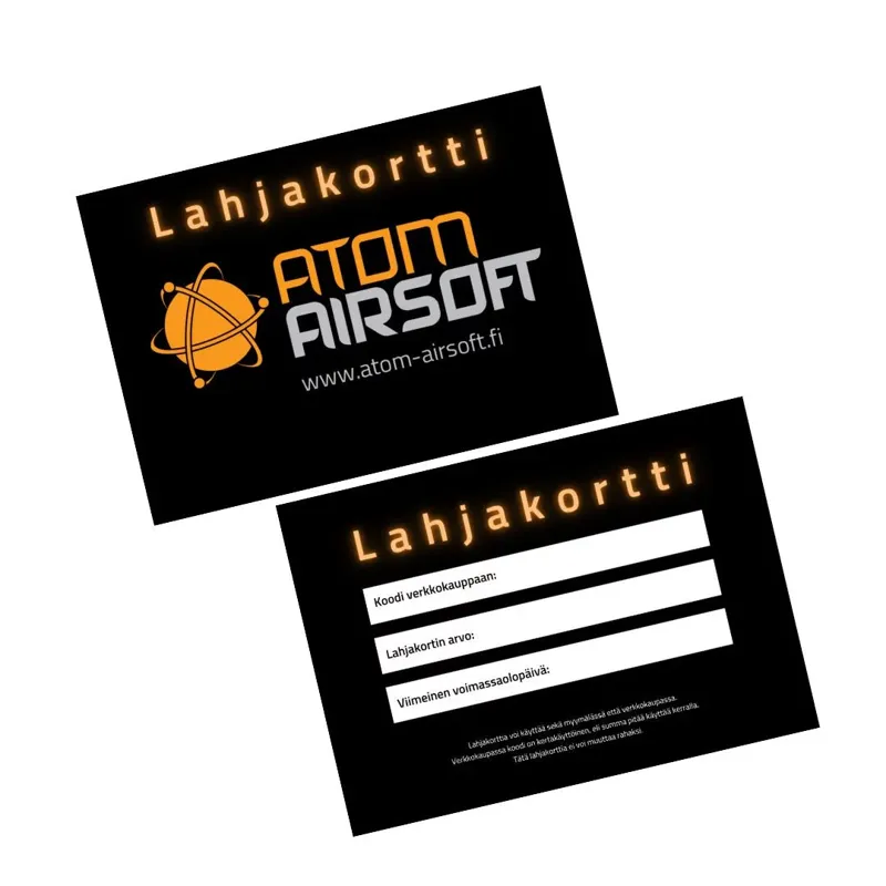 Atom Airsoft Atom Lahjakortti
