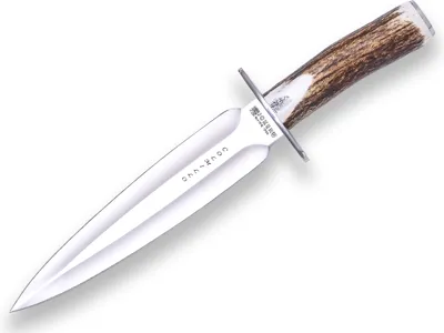Cuchillo de Remate Colmillo con Puño de Ciervo - JOKER