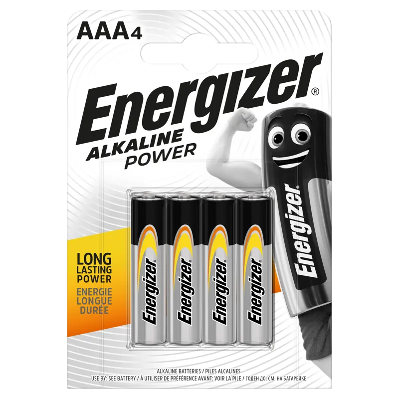 Energizer Alkaliparisto AAA/E92, 4 Kpl