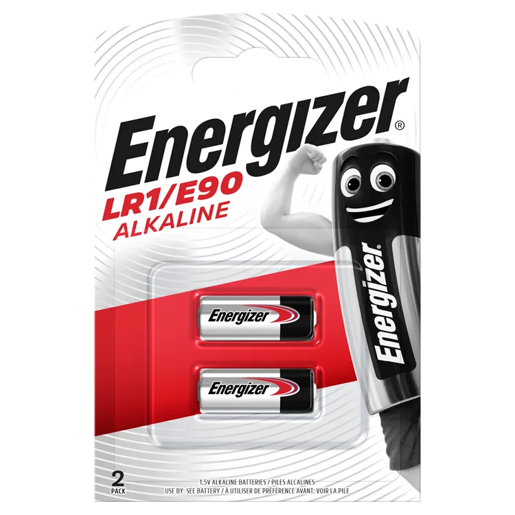 Energizer Alkaliparisto LR1/E90, 2 Kpl