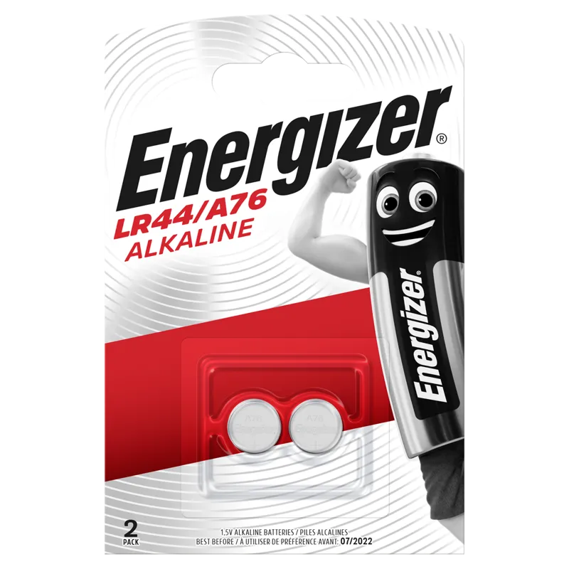 Energizer Nappiparisto LR44/A76, 2 Kpl