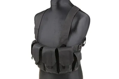 M4/M16 Chest Rig – Musta - GF CORP SPÓŁKA Z OGRANICZONĄ ODPOWIEDZIALNOŚCIĄ SPÓŁKA KOMANDYTOWA