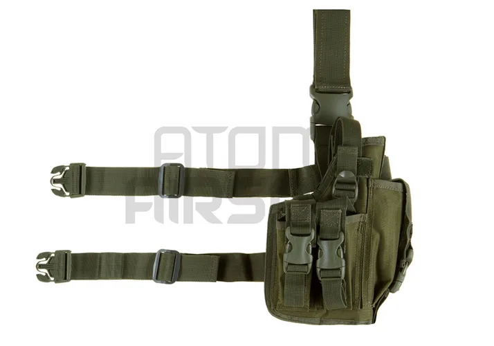 Invader Gear SOF Universaali Pistoolin Reisiholsteri · Verde / OD