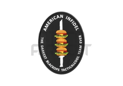 "American Infidel" PVC Velcomerkki - JTG