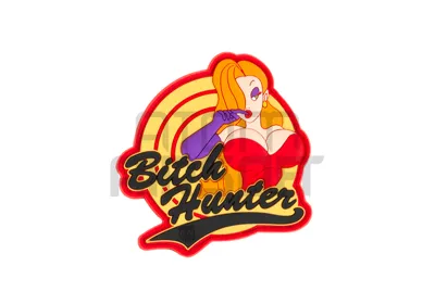 "Bitch Hunter" PVC Velcromerkki - JTG