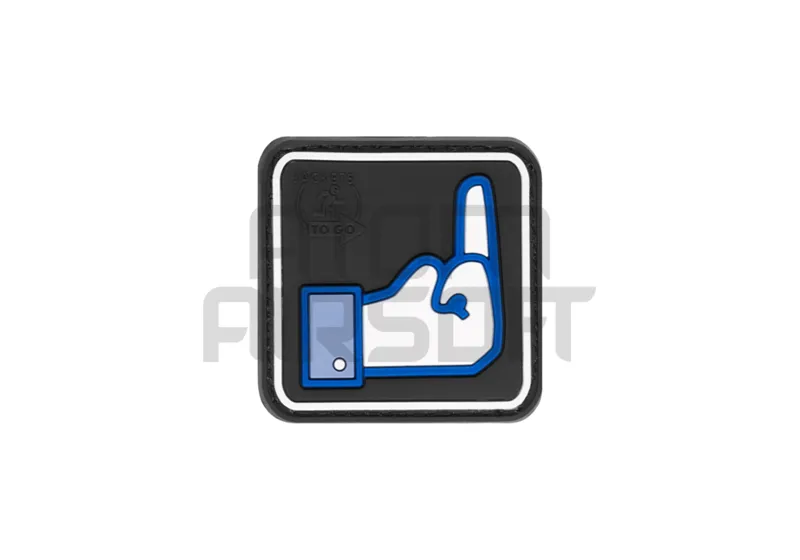 JTG "Dislike" PVC Velcromerkki