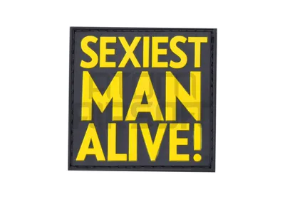 "Sexiest Man Alive" PVC Velcromerkki - Värillinen - JTG
