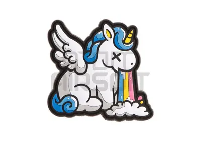 "Unicorn Not Drunk" PVC Velcromerkki - JTG