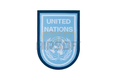"United Nation" PVC Velcromerkki - JTG