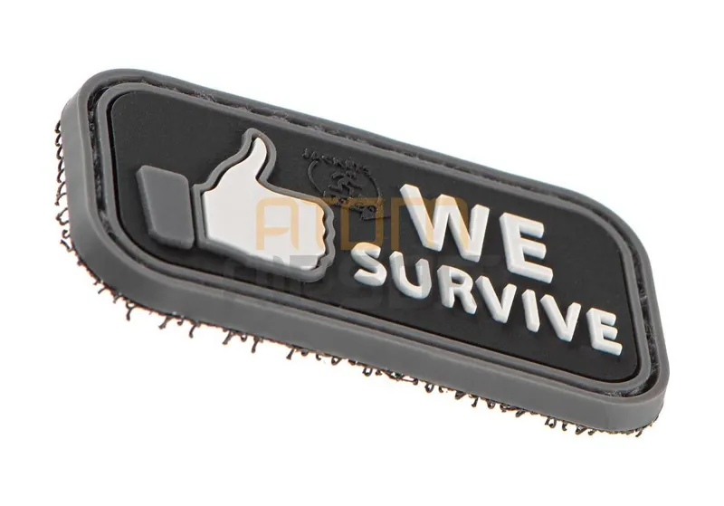 JTG "WE Survive" PVC Velcromerkki