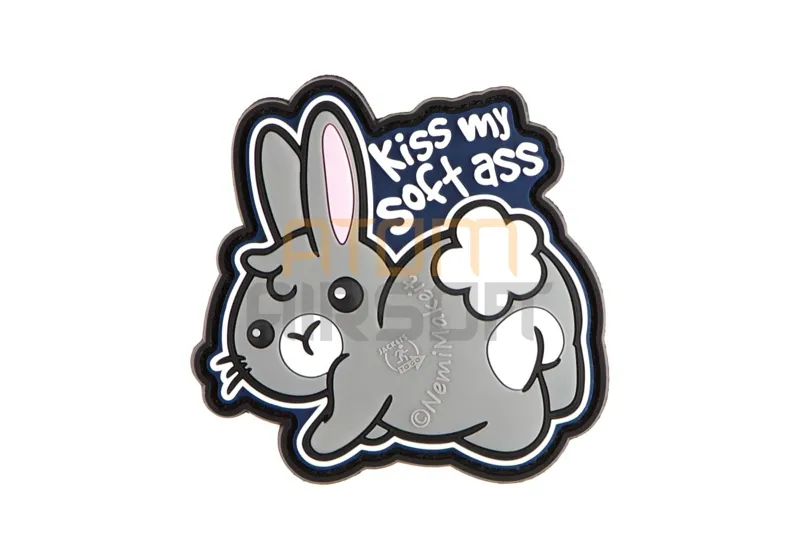 JTG Bunny PVC Velcromerkki