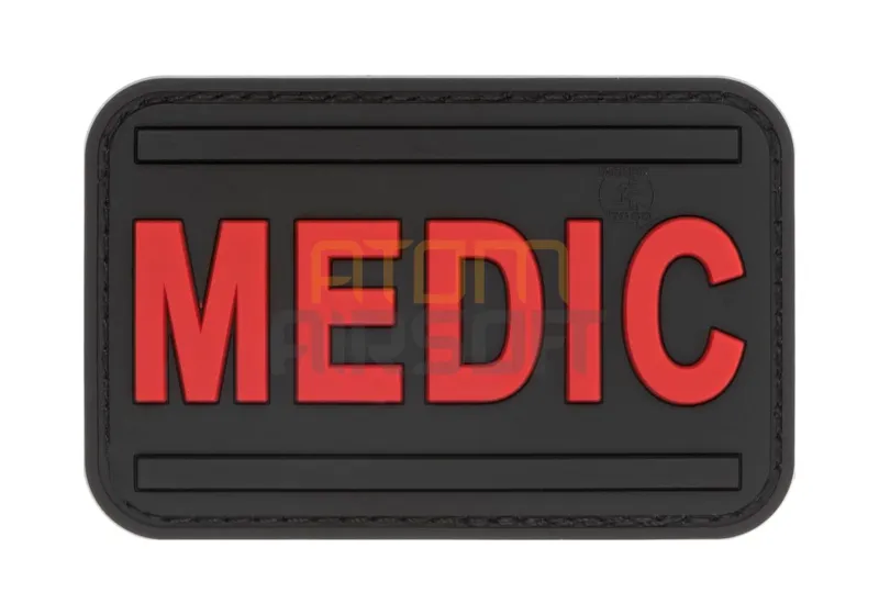 JTG "Medic" 3D Velcromerkki · Rojo