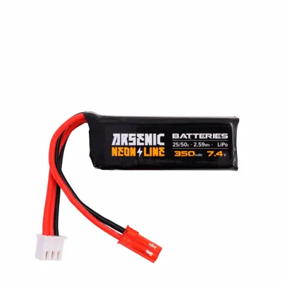 Pro LIPO 7.4V 350mAh 25C/50C 1STICK HPA - ARSENIC