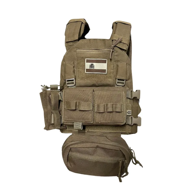 Chaleco + Chest Rig · Tan / FDE