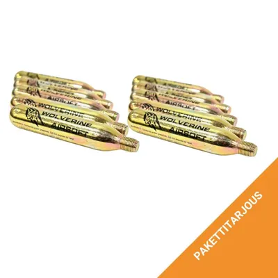 33g CO2 Kapseli, 10KPL - Pakettitarjous - Wolverine