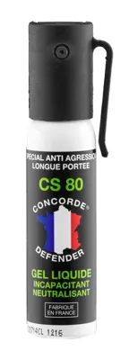Aerosol Gel Concorde 25 ml - Armurerie des 3 Frontières, vente en ligne et en magasin