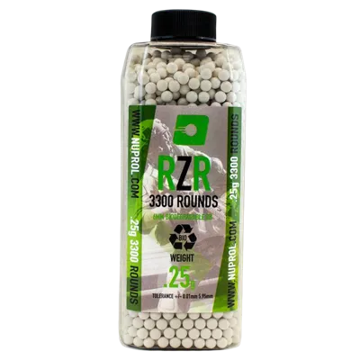 Billes RZR 0.25g BIO Bouteille 3500 BBs - Nuprol
