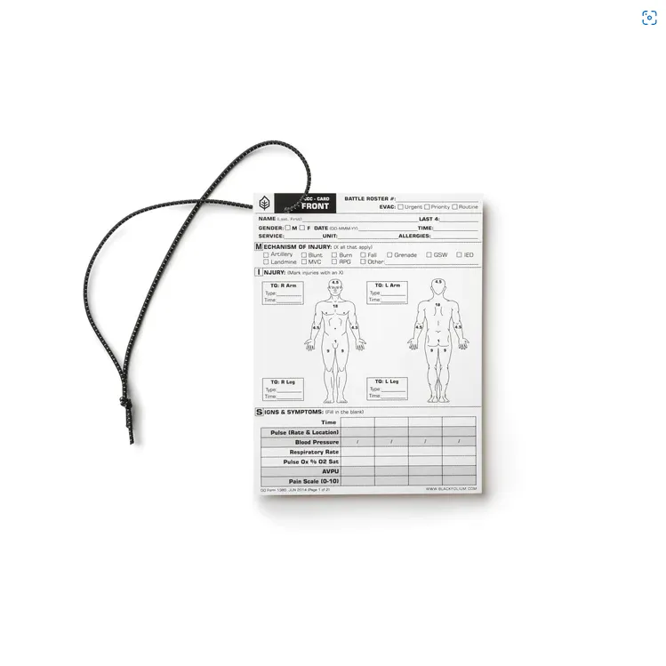 Blackfolium Tccc Card