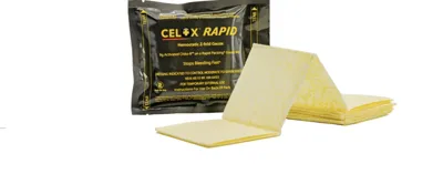 CELOX RAPID Hemostatic Z-Fold Gauze - Flamor
