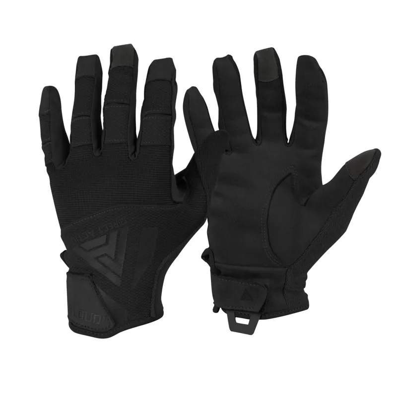Direct Action Hard Gloves · Negro
